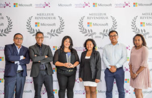 Remise de trophée Meilleur revendeur Solutions Microsoft 2016, presse et web