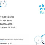 Certificat Security Specialization de Cisco pour NextHope Madagascar