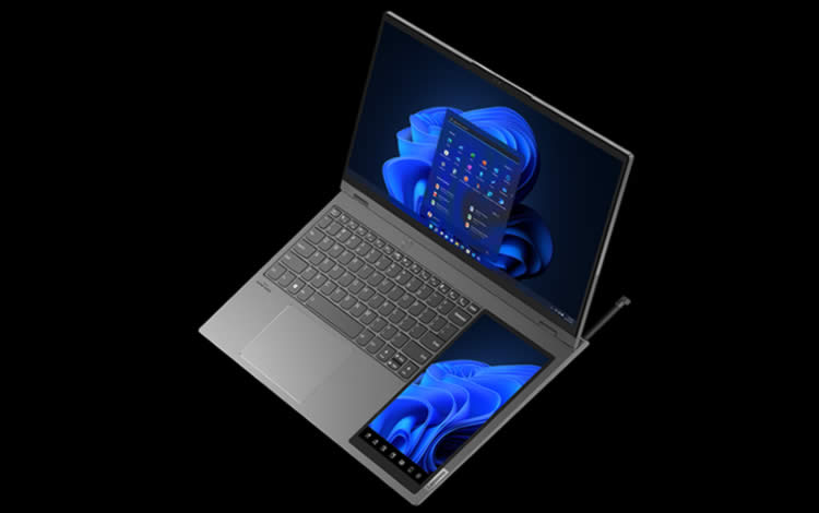 Lenovo ThinkBook plus Gen3, un laptop avec un second écran