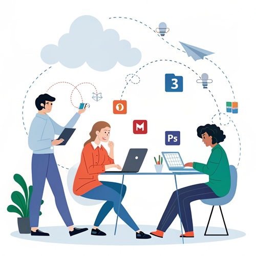 Collaboration intelligente : comment Microsoft 365 transforme la productivité des équipes hybrides