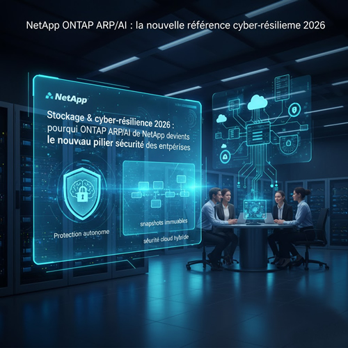 Stockage & cyber-résilience 2026 : pourquoi ONTAP ARP/AI de NetApp devient le nouveau pilier sécurité des entreprises