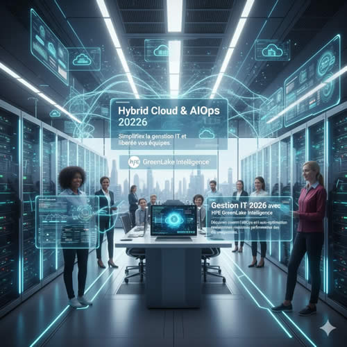 Hybrid Cloud & AIOps 2026 : avec HPE GreenLake Intelligence, simplifiez la gestion IT et libérez vos équipes