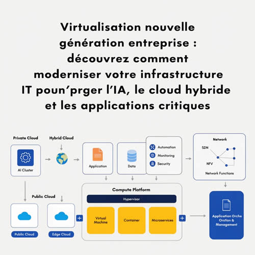Virtualisation nouvelle génération : comment moderniser les infrastructures IT pour l’ère de l’IA