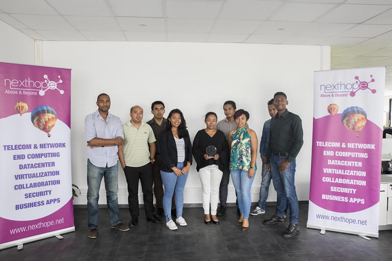 Remise trophée meilleur revendeur HP 2018