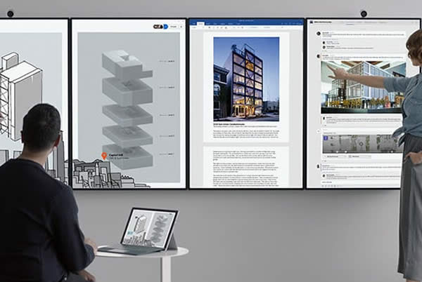 Ecran interactif Microsoft