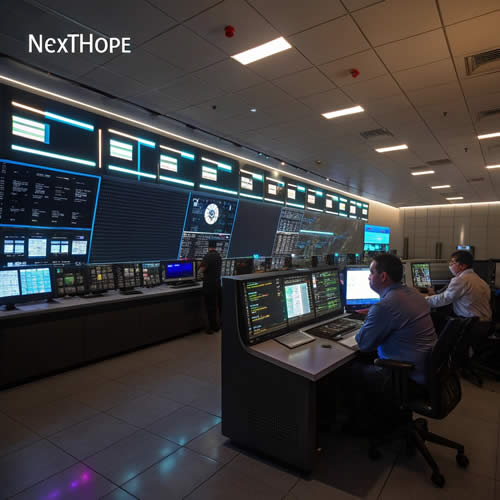 Salle contrôle informatique