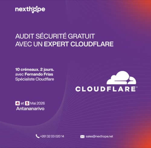 Audit Cybersécurité Cloudflare, NextHope Madagascar